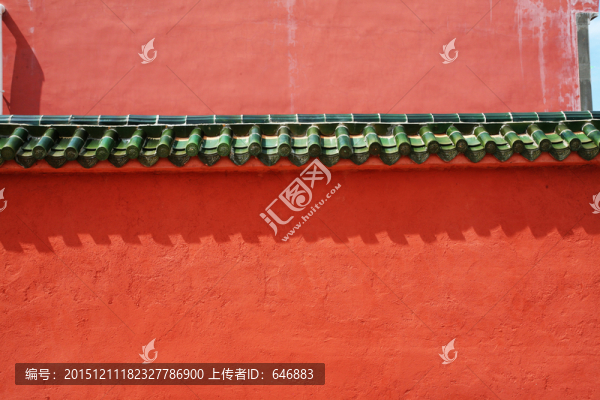 紅墻,建筑物攝影
