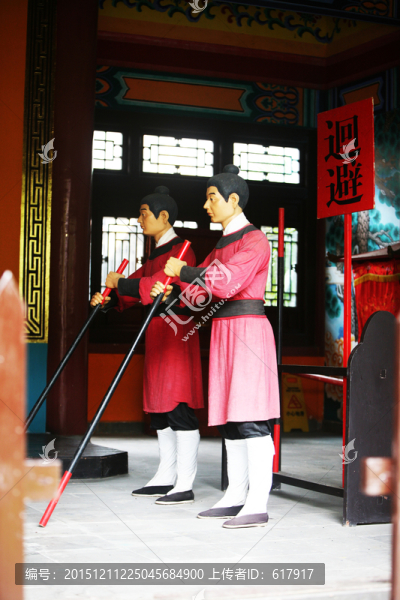 衙役,雕塑
