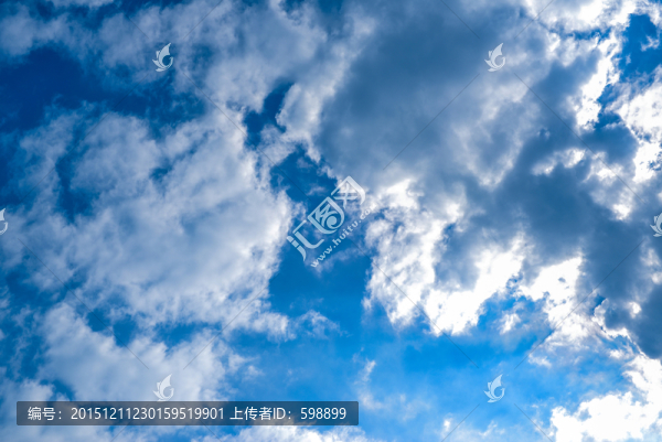 藍天白云