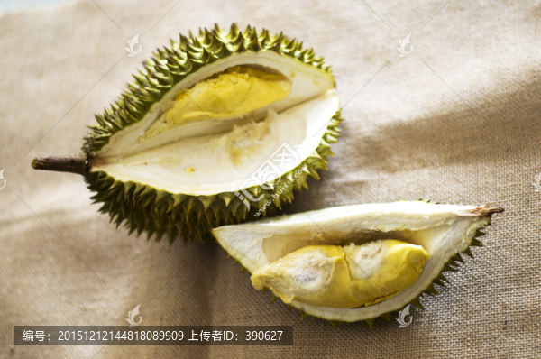榴蓮,打開的榴蓮