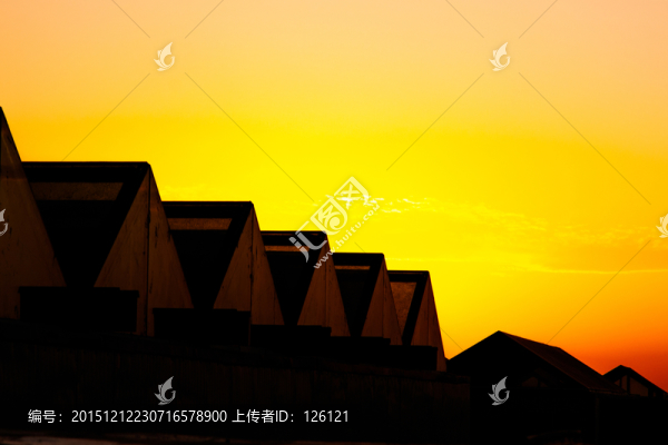 夕陽素材