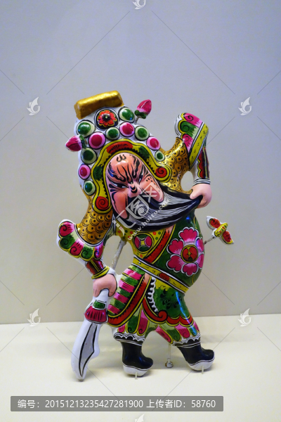 彩繪泥塑關(guān)公