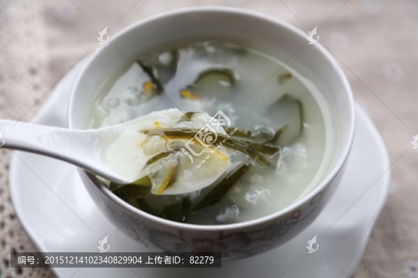 橙皮海帶粥