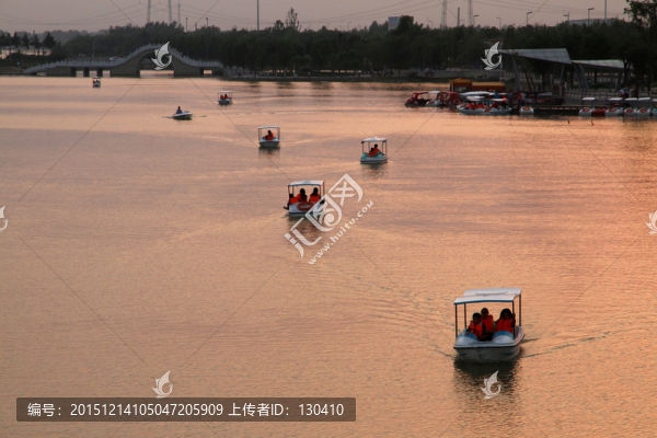 游船,湖面