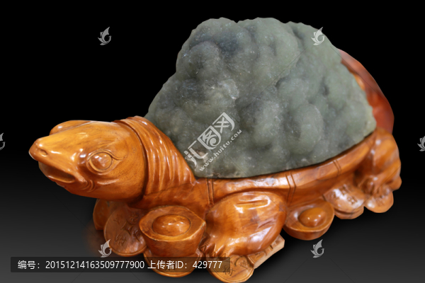 招財龜,,金錢龜木雕
