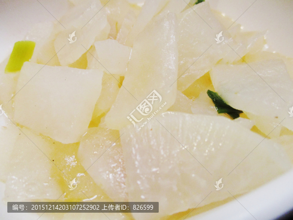 白蘿卜片,炒白蘿卜