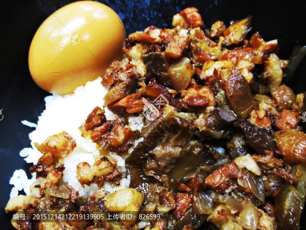 臺灣鹵肉飯,含鹵蛋