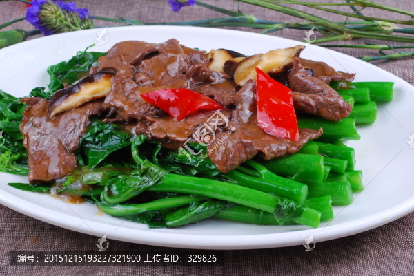 芥蘭炒牛肉