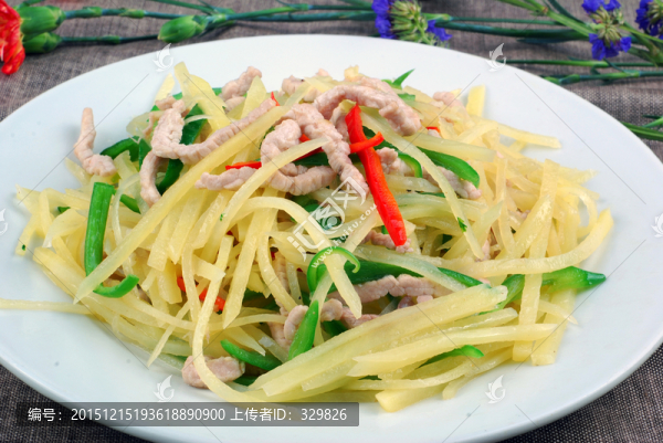 土豆炒肉絲