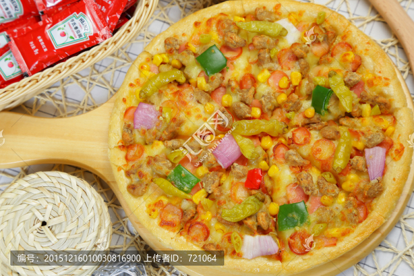 香辣牛肉披薩