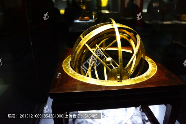 清銀鍍金南懷仁款渾天儀