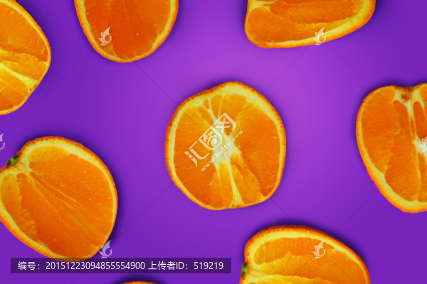 切開的橙子