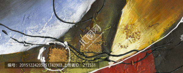 酒店抽象油畫(huà)