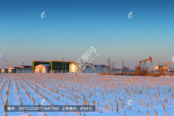 油田,油罐,油氣工廠