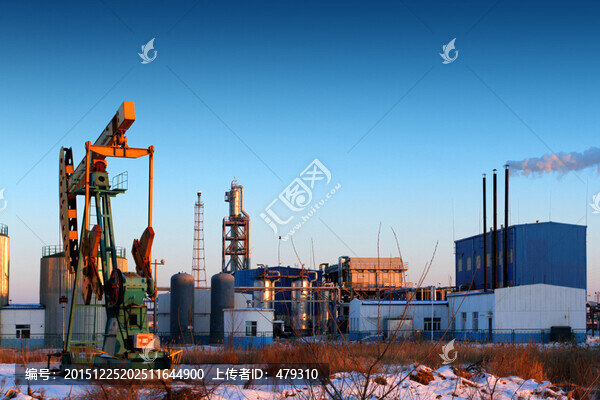 油田,油罐,油氣工廠