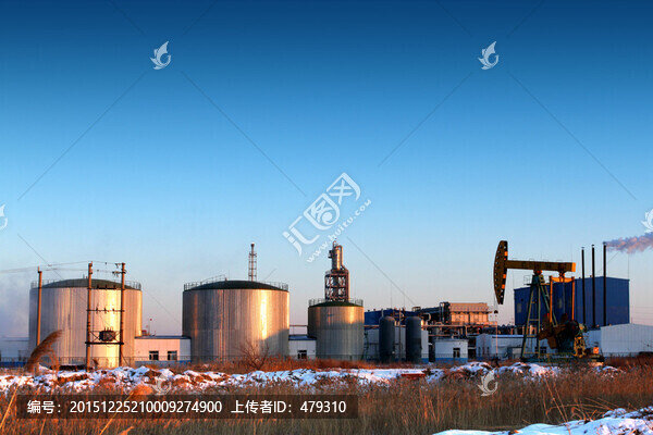 油田,油罐,油氣工廠