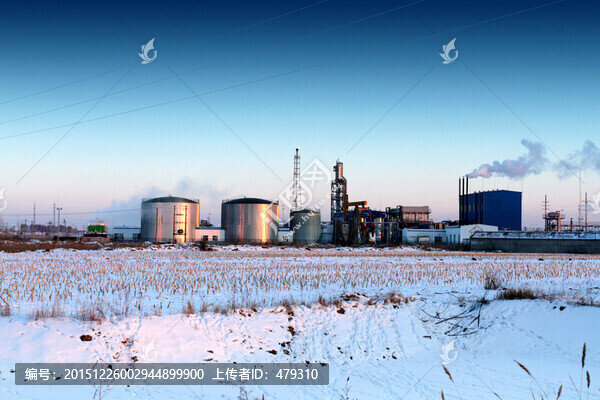 油田,油罐,油氣工廠