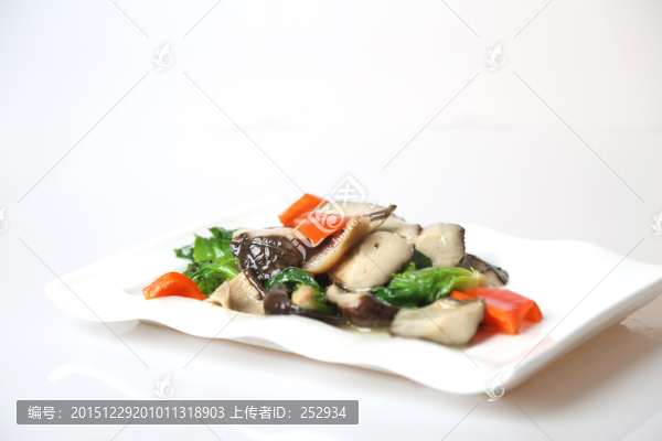 香菇炒青菜
