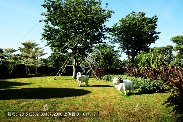 小羊雕塑