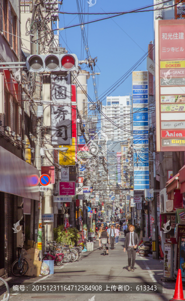 國(guó)外狹窄,商街