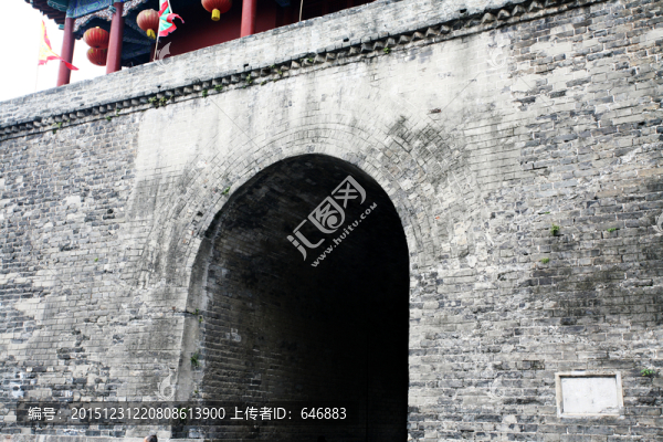城墻,灰磚,古代荊州,城池