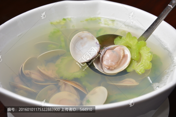 苦瓜文蛤湯