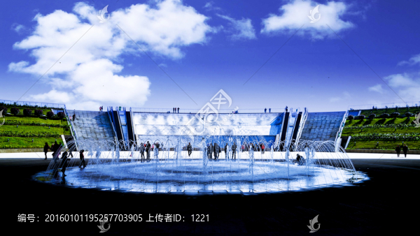 滴水湖噴泉