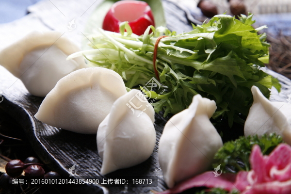 薺菜蝦仁水餃