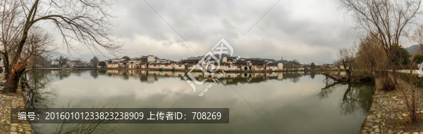 宏村南湖全景