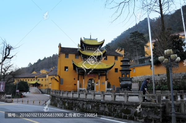 九華街風(fēng)光,宗教建筑