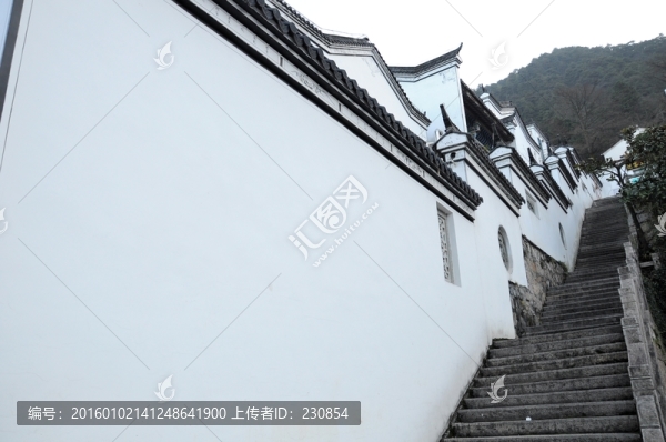 九華山風光,馬頭墻