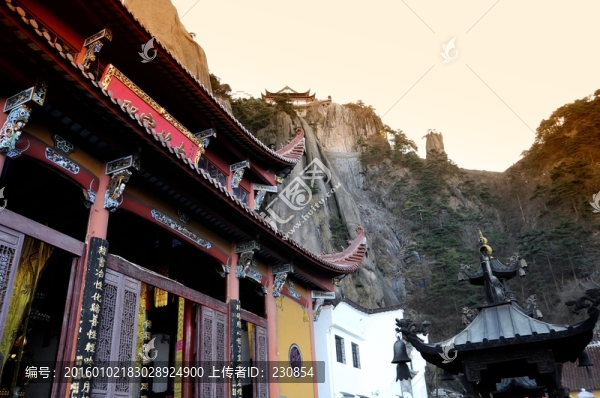 九華山風(fēng)光,宗教建筑