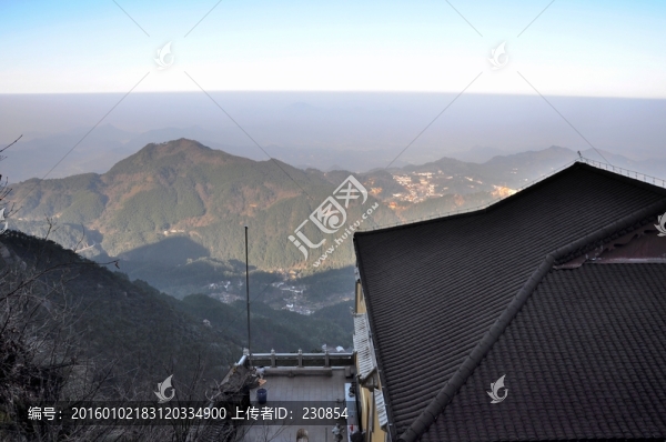 九華山風(fēng)光,云海