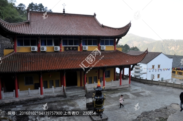 九華山風光,宗教建筑