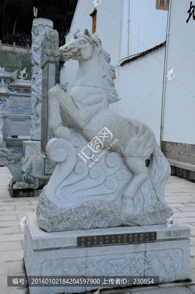 石雕馬