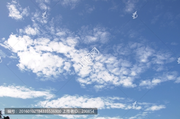天空素材,藍天白云