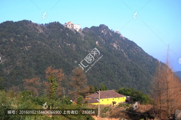 九華山風(fēng)光,民居