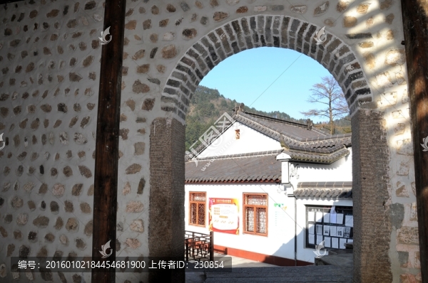 九華山風光,民居
