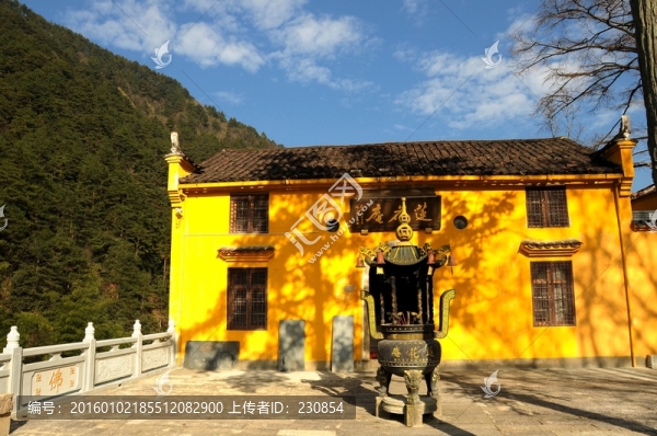 九華山風(fēng)光,宗教建筑