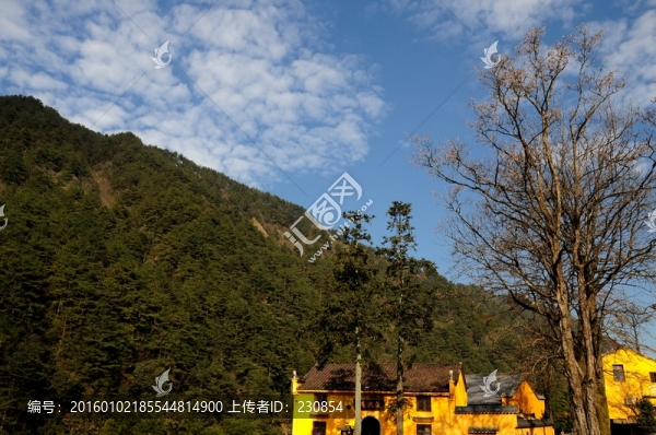 九華山風(fēng)光,宗教建筑