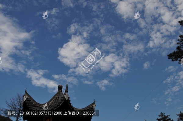 天空素材,藍天白云