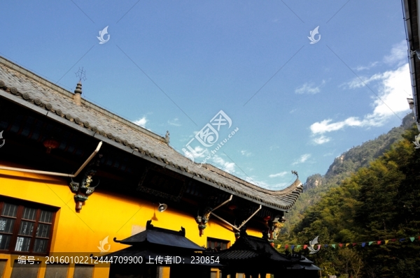 九華山風(fēng)光,宗教建筑