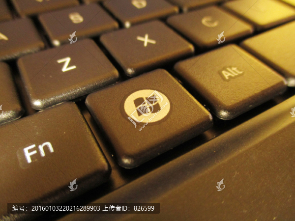 電腦鍵盤Windows鍵攝影