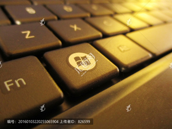 電腦鍵盤Windows鍵特寫