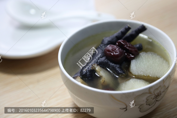 竹絲雞山藥紅棗湯