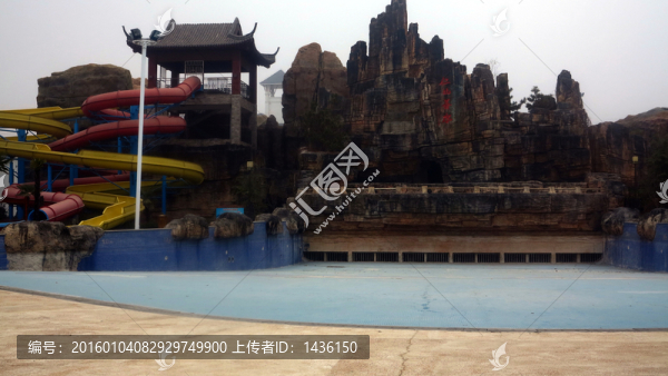 游樂(lè)場(chǎng),,假山
