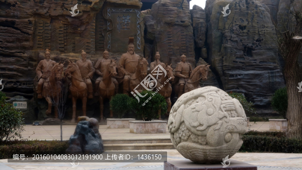騎兵,漢墓,人物雕像