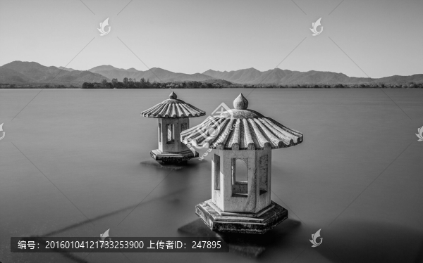 西湖,柳浪聞鶯,石墩