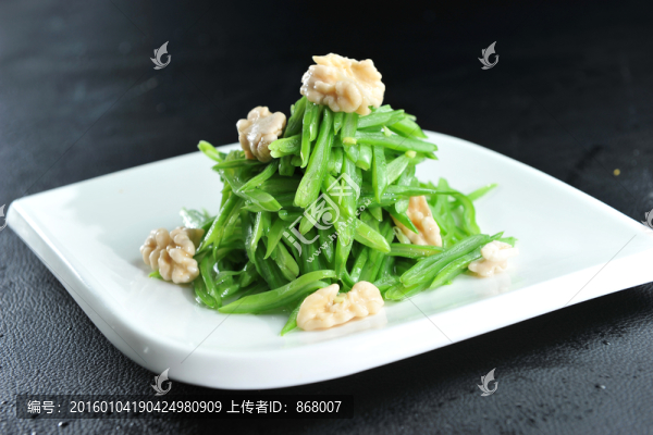 鮮核桃拌扁豆