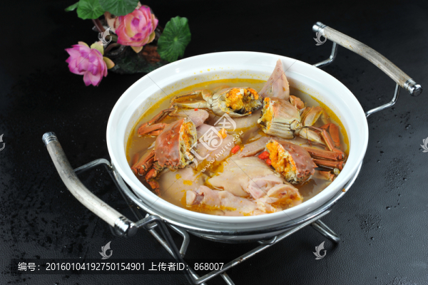 毛蟹土雞湯